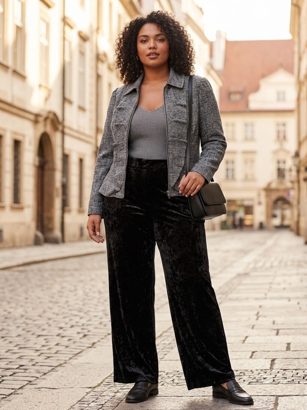 LOFT Gray Textured Open-Front Blazer Jacket
